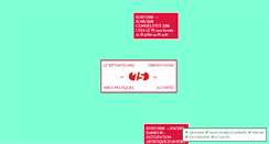 Desktop Screenshot of leseptantecinq.be